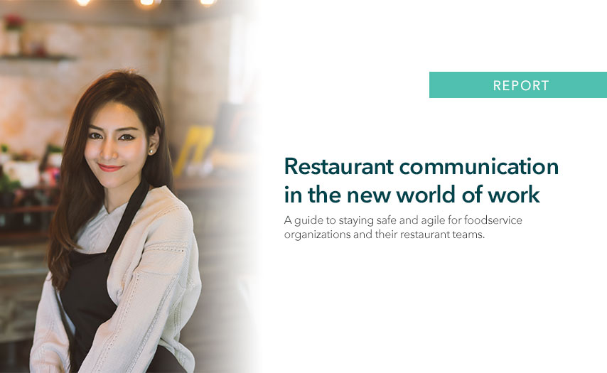 Restaurant communication in the new world of work