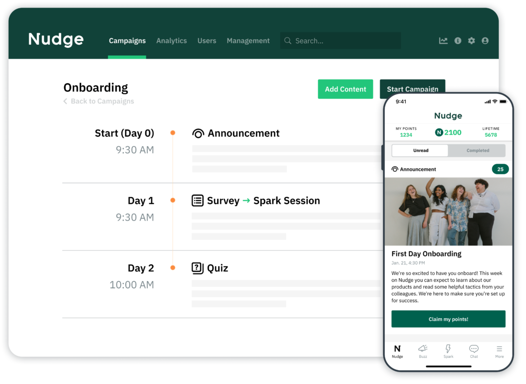 Nudge Employee Onboarding