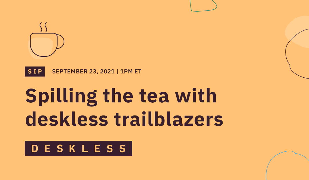 DESKLESS Spark Session #1 - Sip DESKLESS Spark Session #1 - Sip