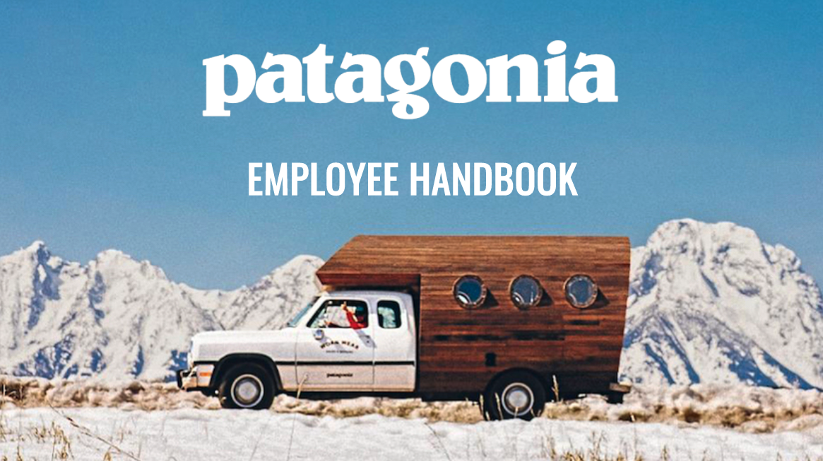 Patagonia employee handbook | Nudge