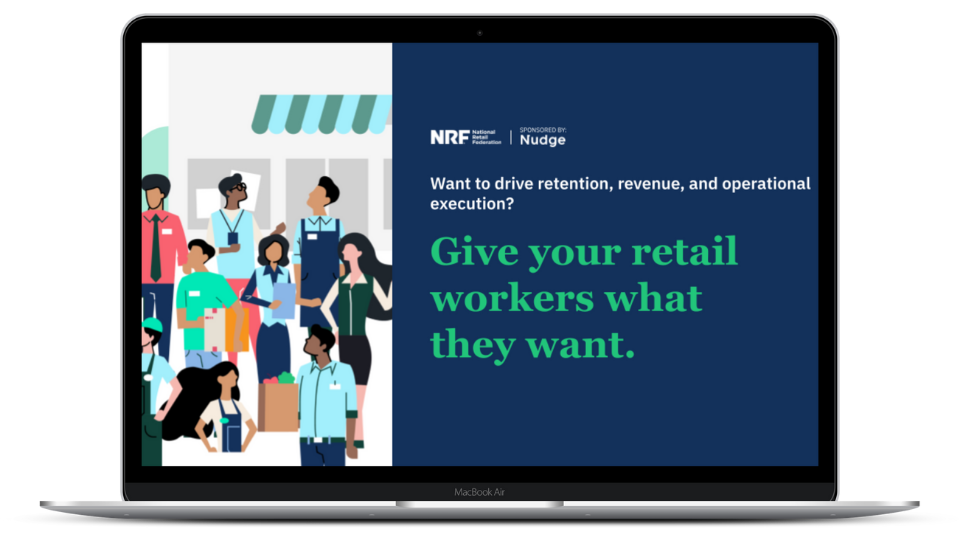 NRF webinar screen mock | Nudge