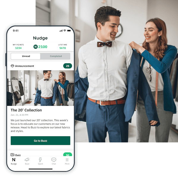 Targeted retail employee communication | Nudge Targeted retail employee communication | Nudge